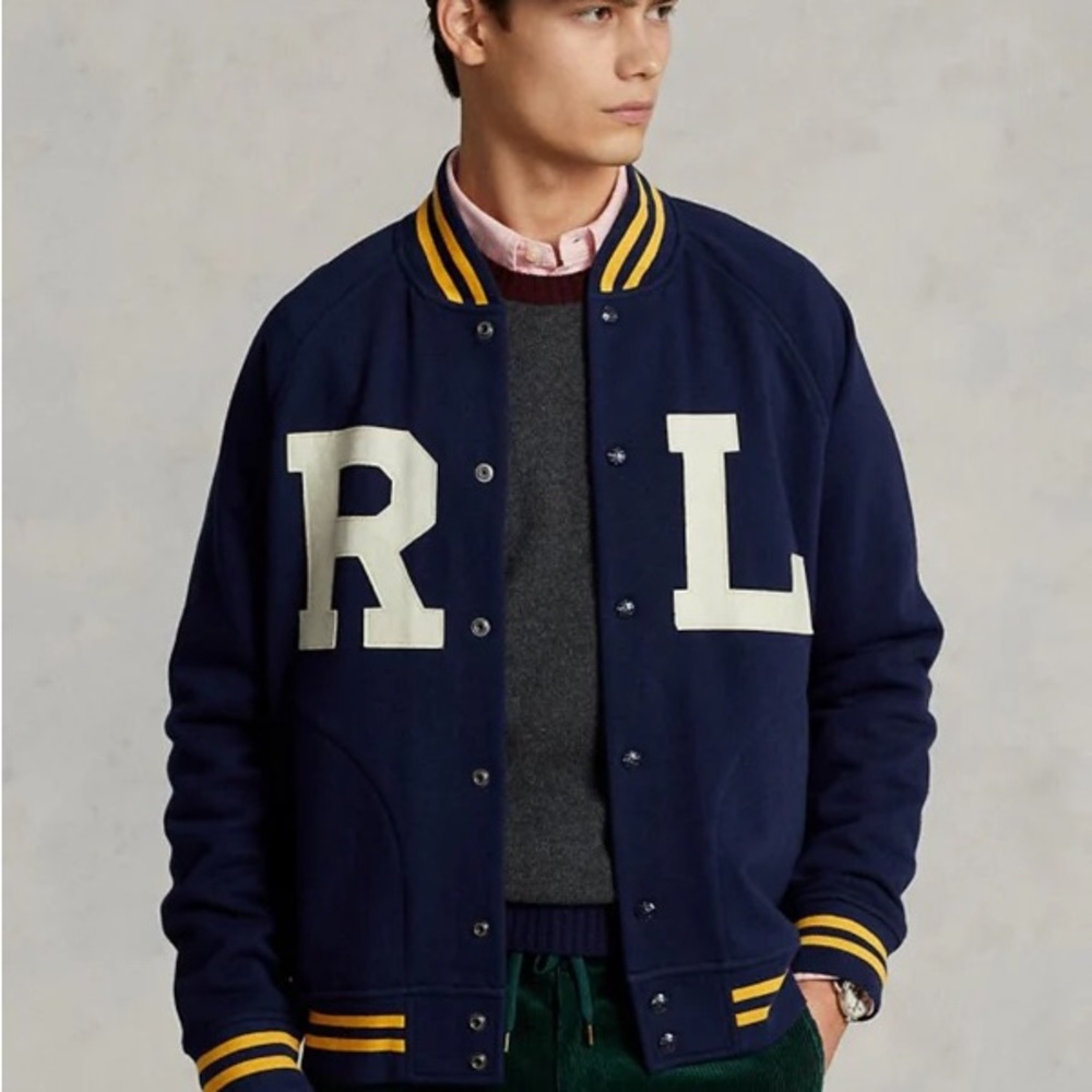 Polo Ralph Lauren Men’s Letterman Jacket NWT - Picture 4 of 8